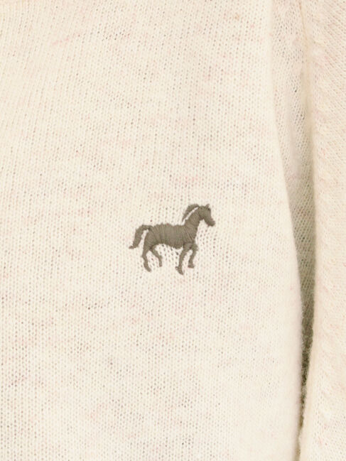 Samansa Mos2「刺繍入りパフスリーブカーディガン」|カーディガン|