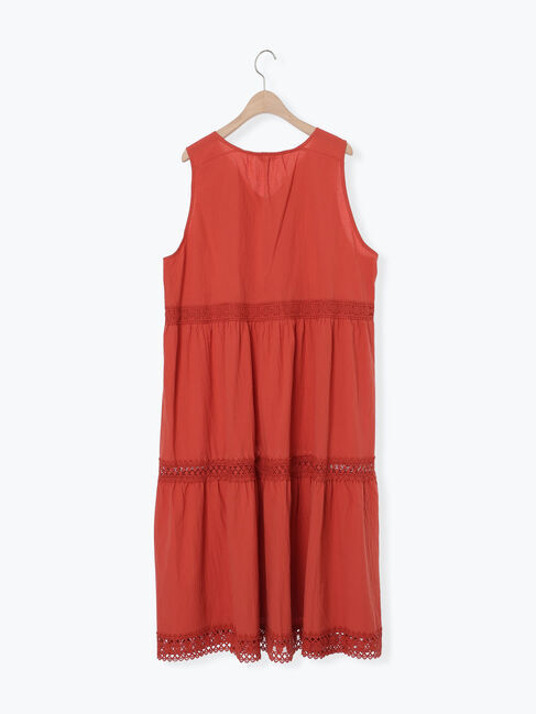 Samansa Mos2「【S/Mサイズ】レースティアードノースリーブワンピース」|ワンピース|