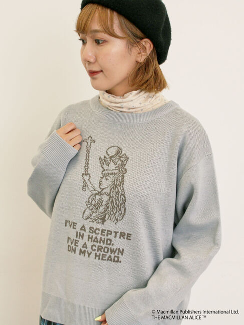 Samansa Mos2「【Alice&times;Samansa Mos2】ジャカードニット」|ニット・セーター|