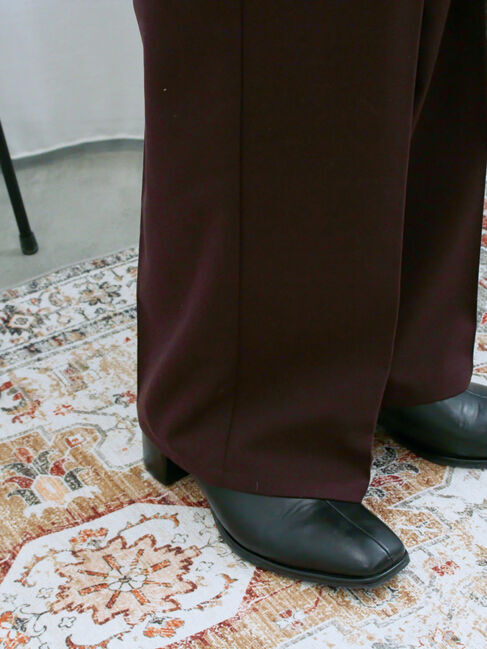 Samansa Mos2 blue「裏起毛ストレートパンツ」|その他|