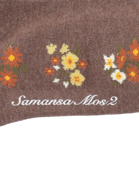 Samansa Mos2「フラワーラインタイツ」|ソックス|
