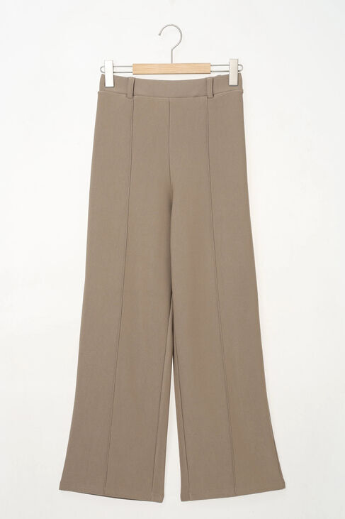 Samansa Mos2 blue「カットジョーゼット裏ボンディングパンツ」|その他|