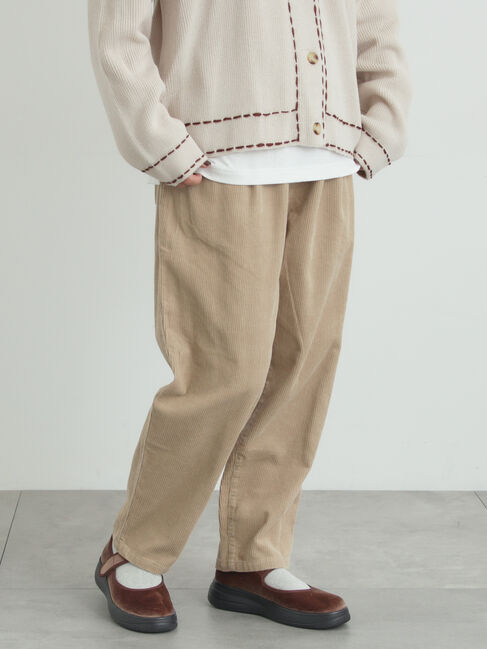 Samansa Mos2「【M/Lサイズ】コーディロイテーパードパンツ」|その他|