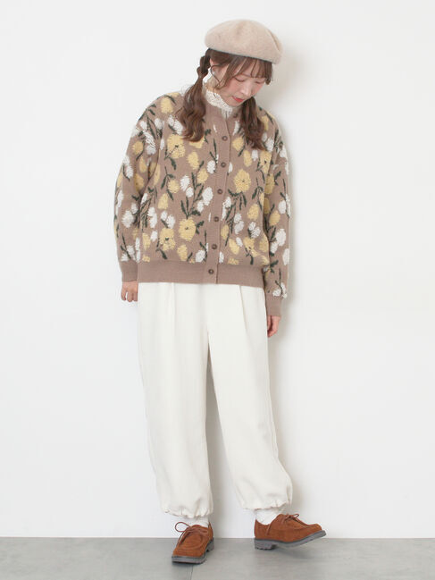 Samansa Mos2「【保温加工】襟レースブラウス」|シャツ・ブラウス|