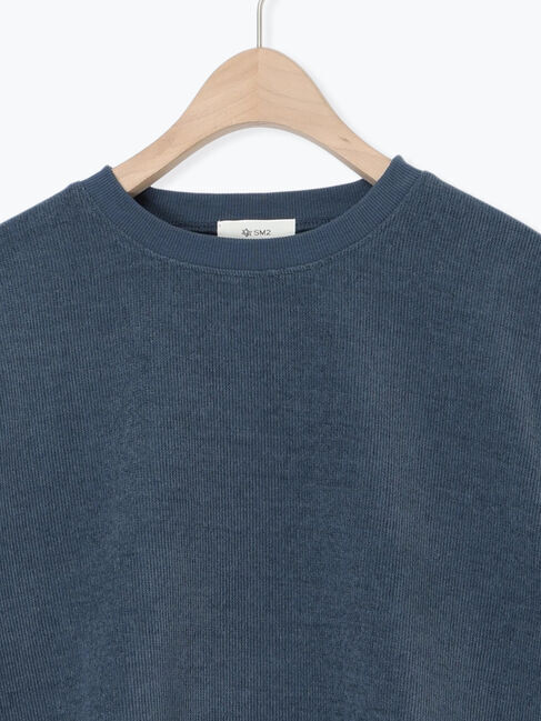 SM2「スウェードライク布帛切替プルオーバー」|Tシャツ・カットソー|