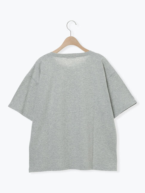 Samansa Mos2「[接触冷感]箔プリントTシャツ」|Tシャツ・カットソー|