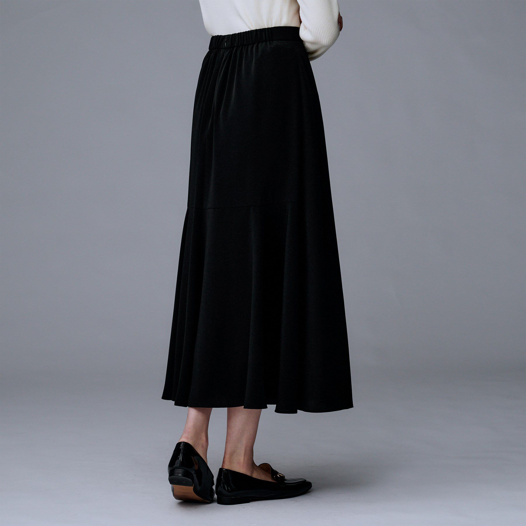 UNTITLED「【セットアップ可/後ろウエストゴム】リラクパウダースカート」|スカート|