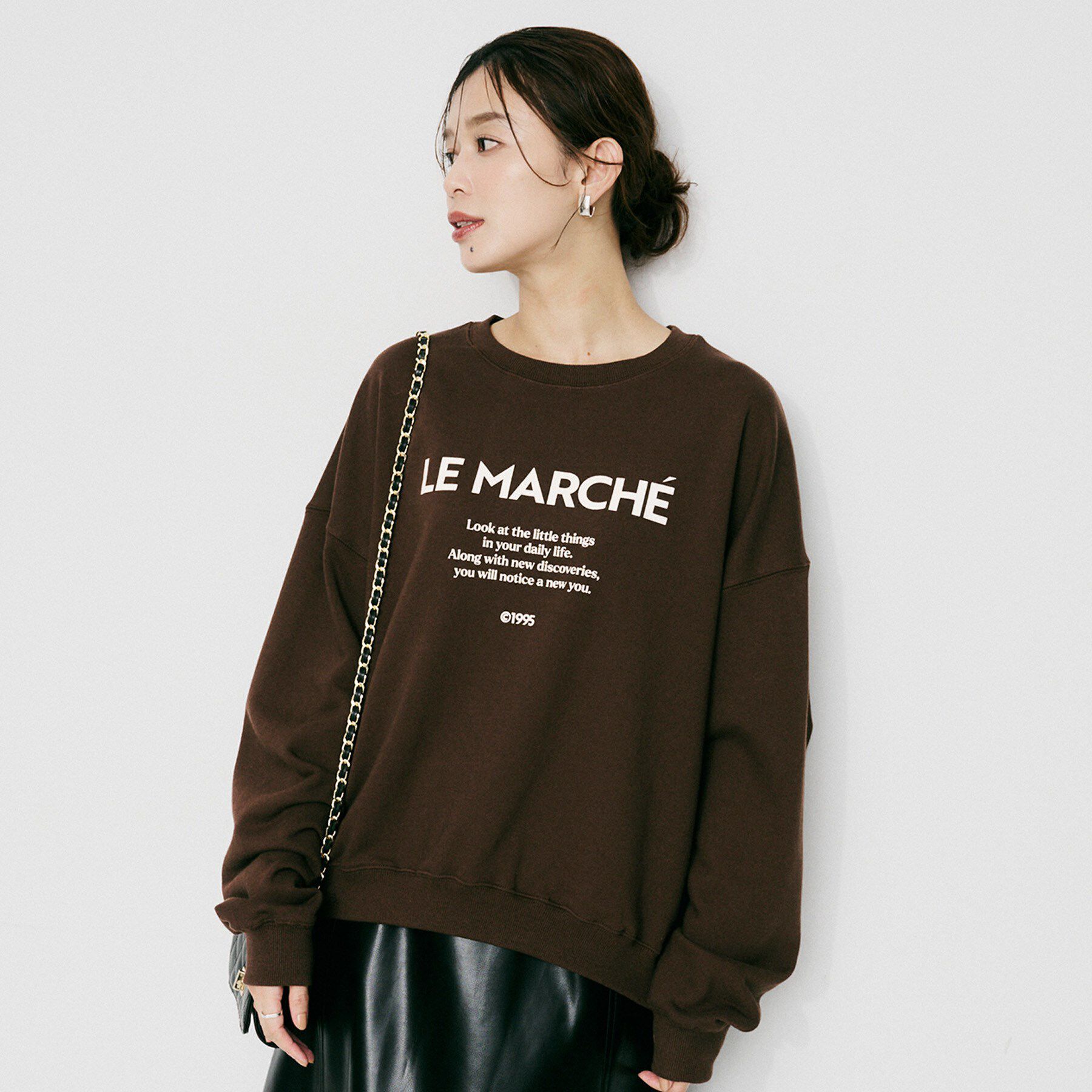 UNTITLED「【CHIGNON】別注ロゴスウェット」|パーカー|