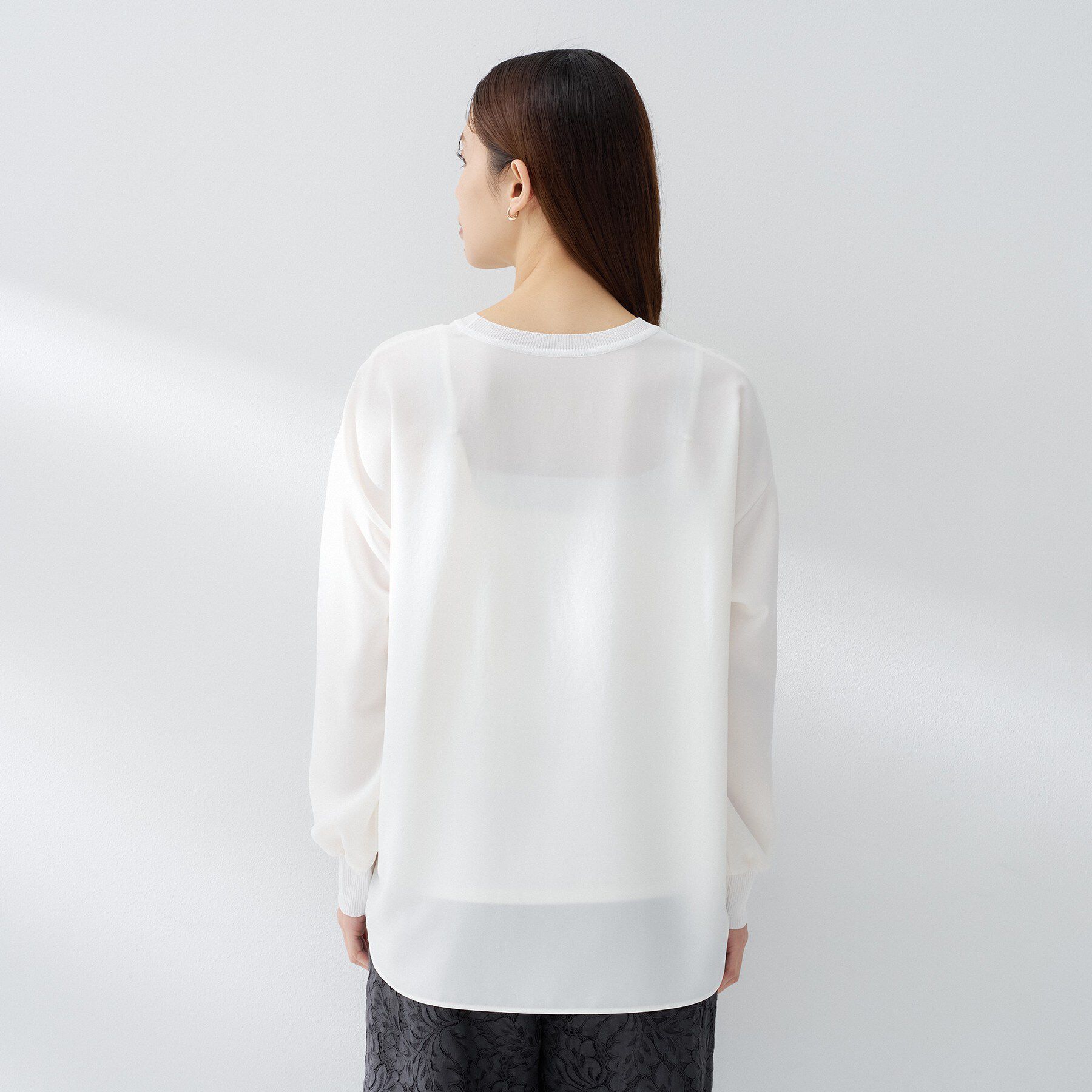 UNTITLED「リッチジョーゼットブラウス」|シャツ・ブラウス|