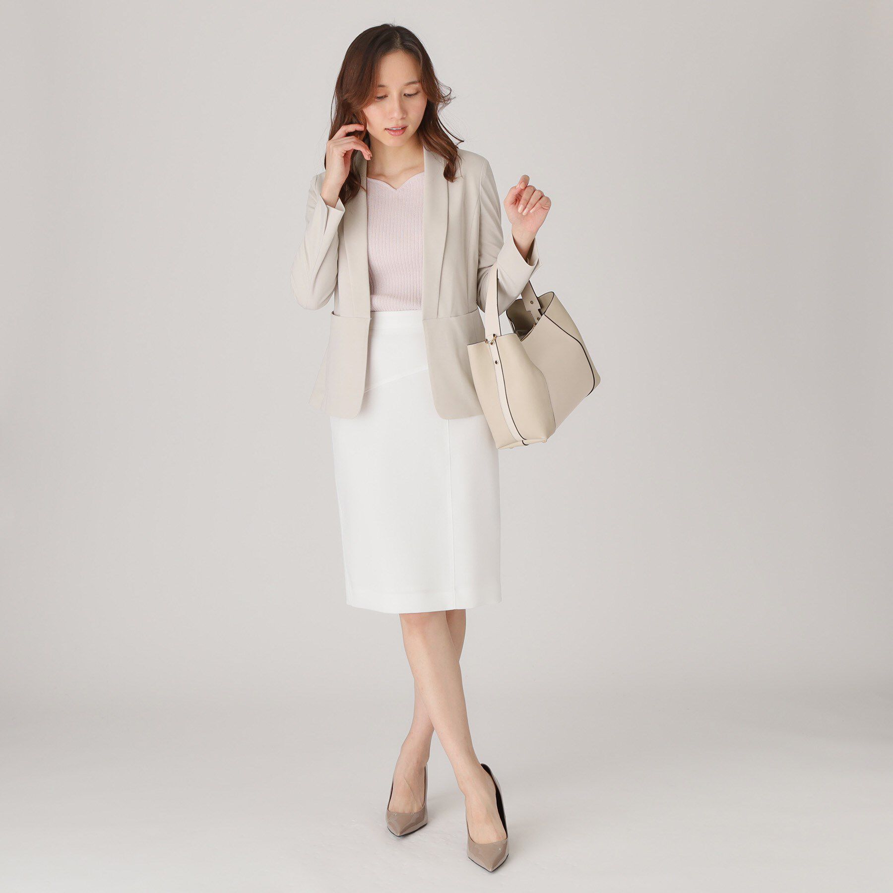 COUP DE CHANCE「【洗える／日本製】ショールカラージャケット」|ノーカラージャケット|