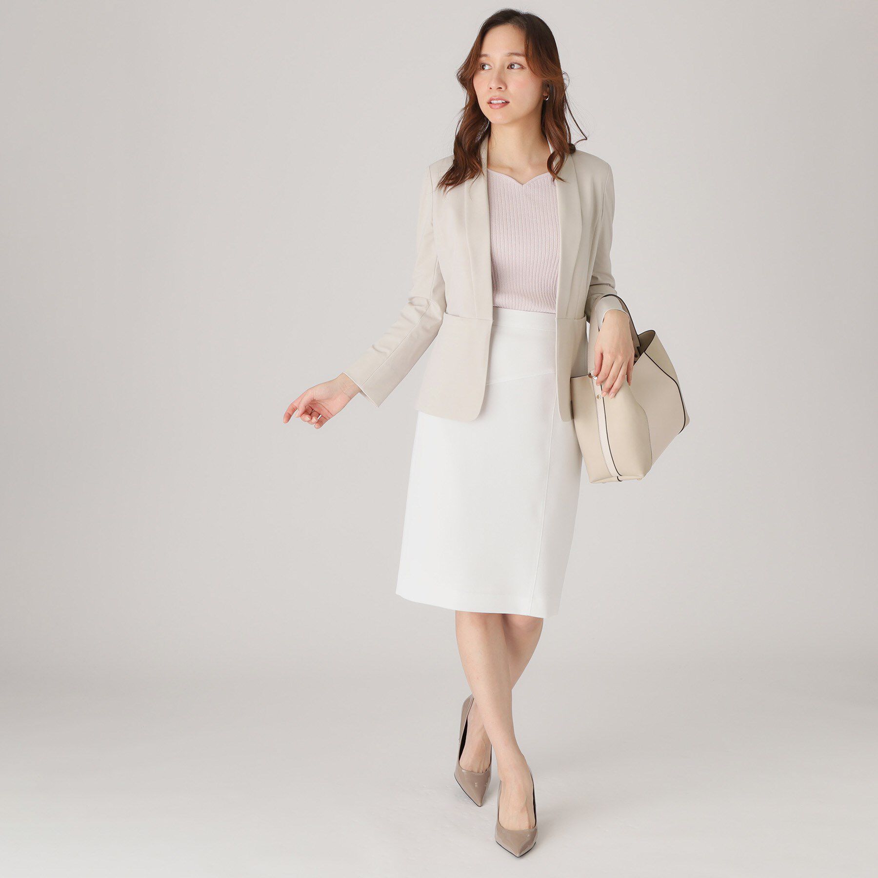 COUP DE CHANCE「【洗える／日本製】ショールカラージャケット」|ノーカラージャケット|