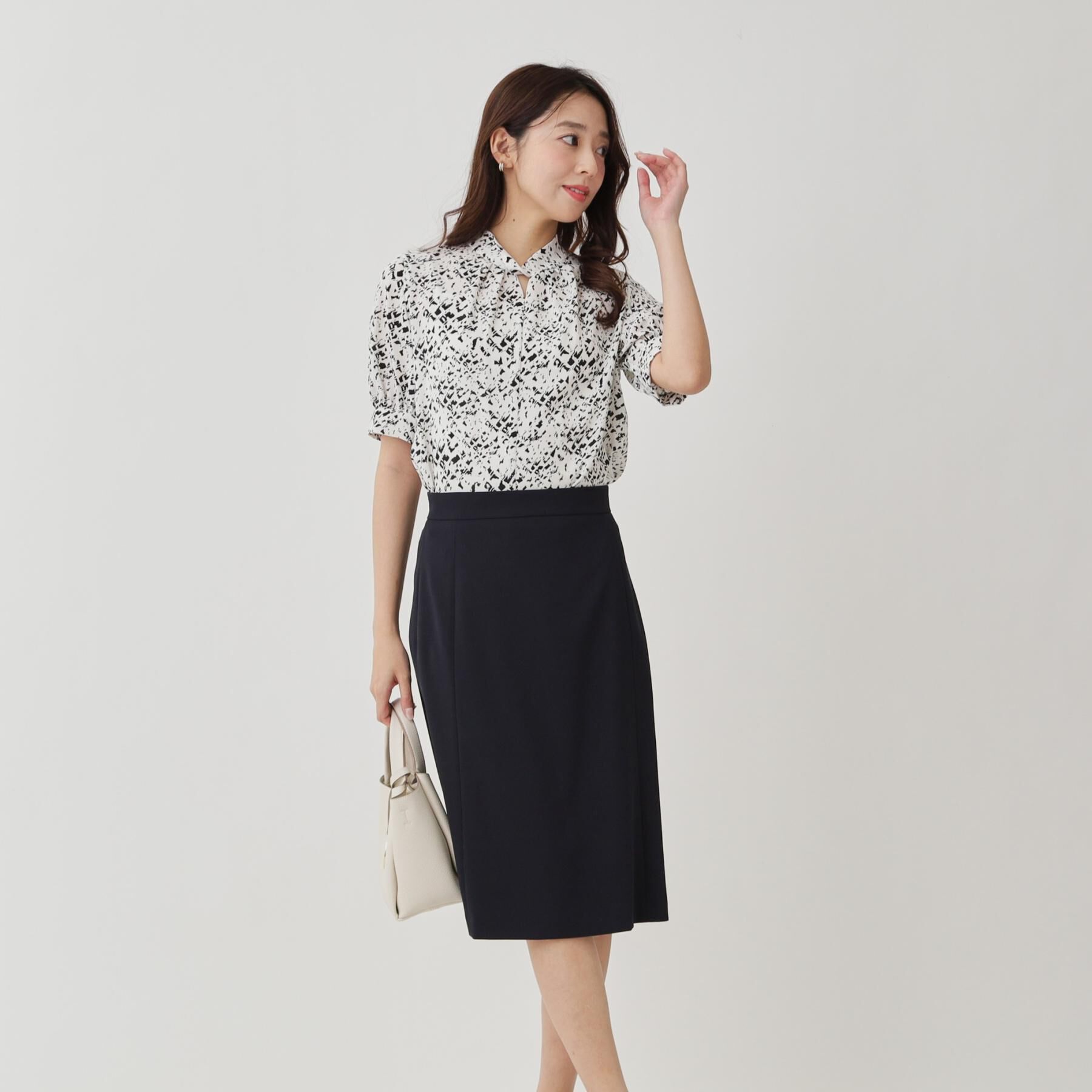 COUP DE CHANCE「【手洗い可／日本製】パフスリーブブラウス」|シャツ・ブラウス|