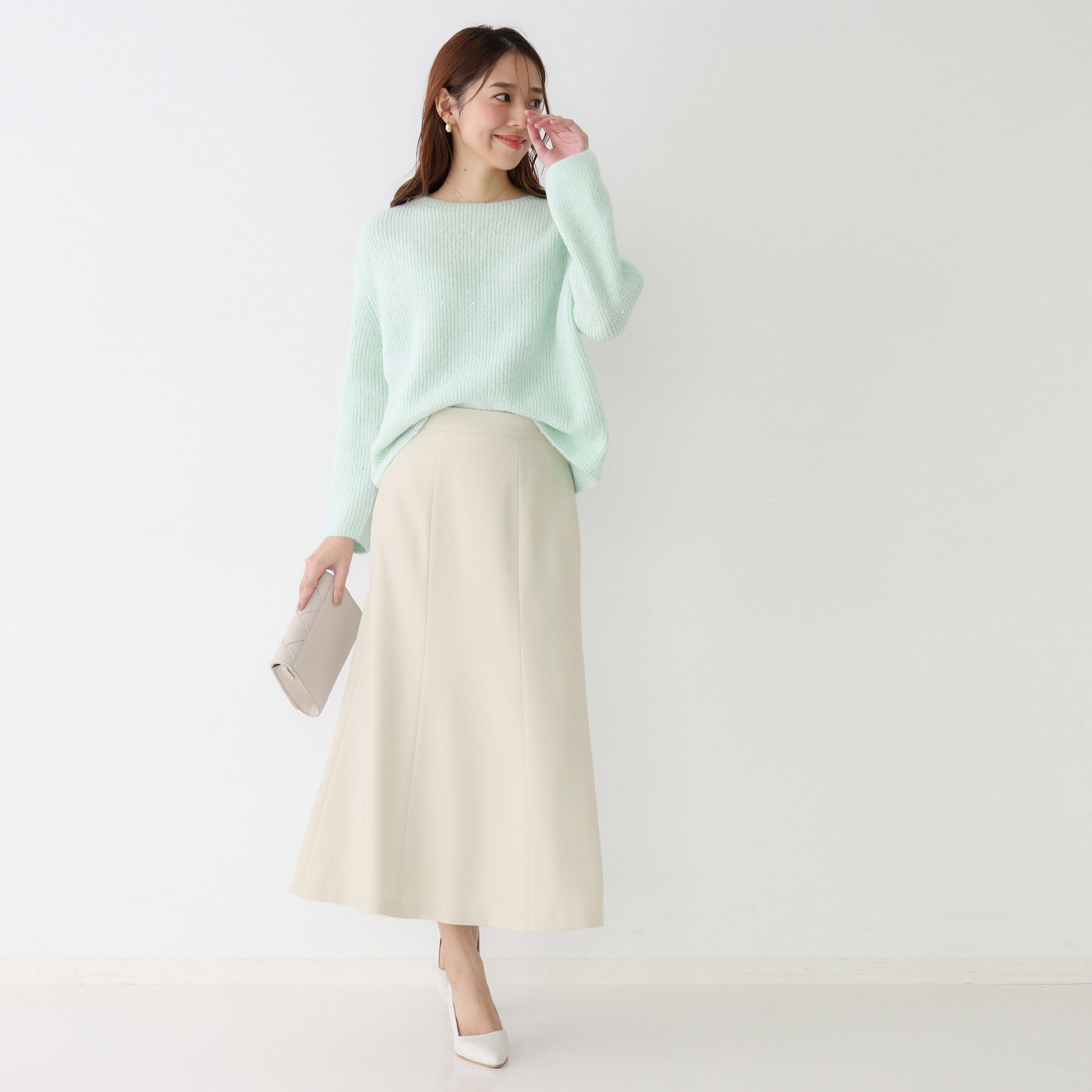 COUP DE CHANCE「【手洗い可／日本製】マーメイドシルエットスカート」|スカート|