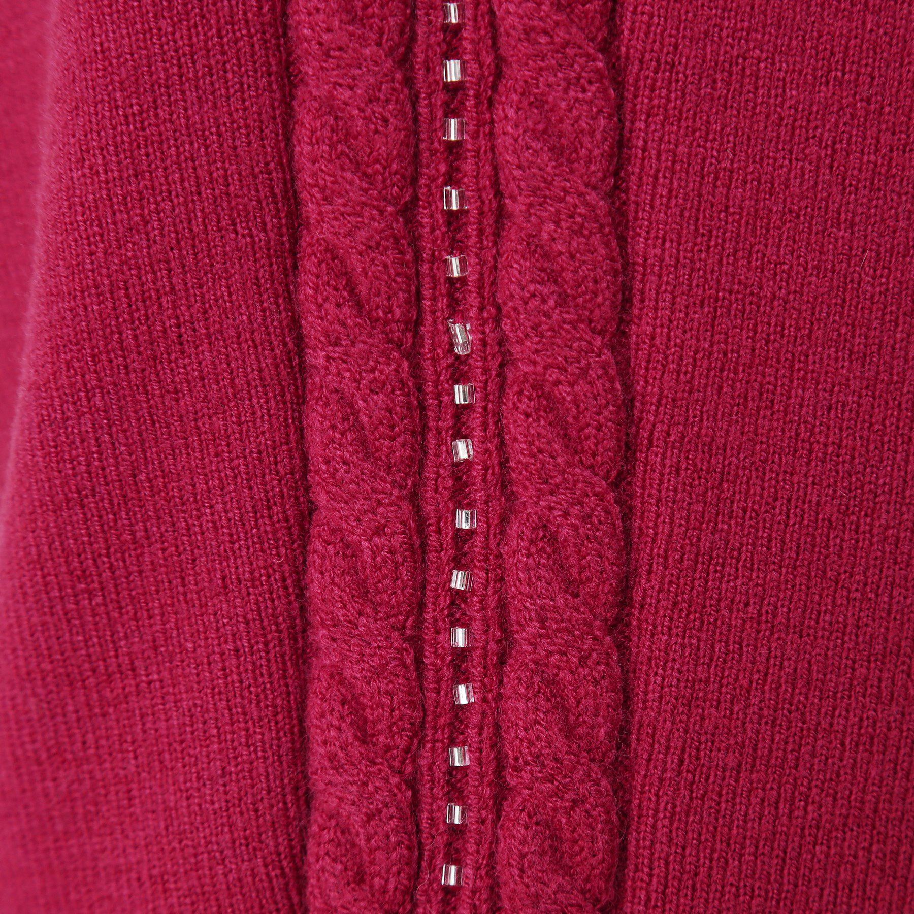 COUP DE CHANCE「【手洗い可】ケーブルビーズ袖デザインニット」|ニット・セーター|