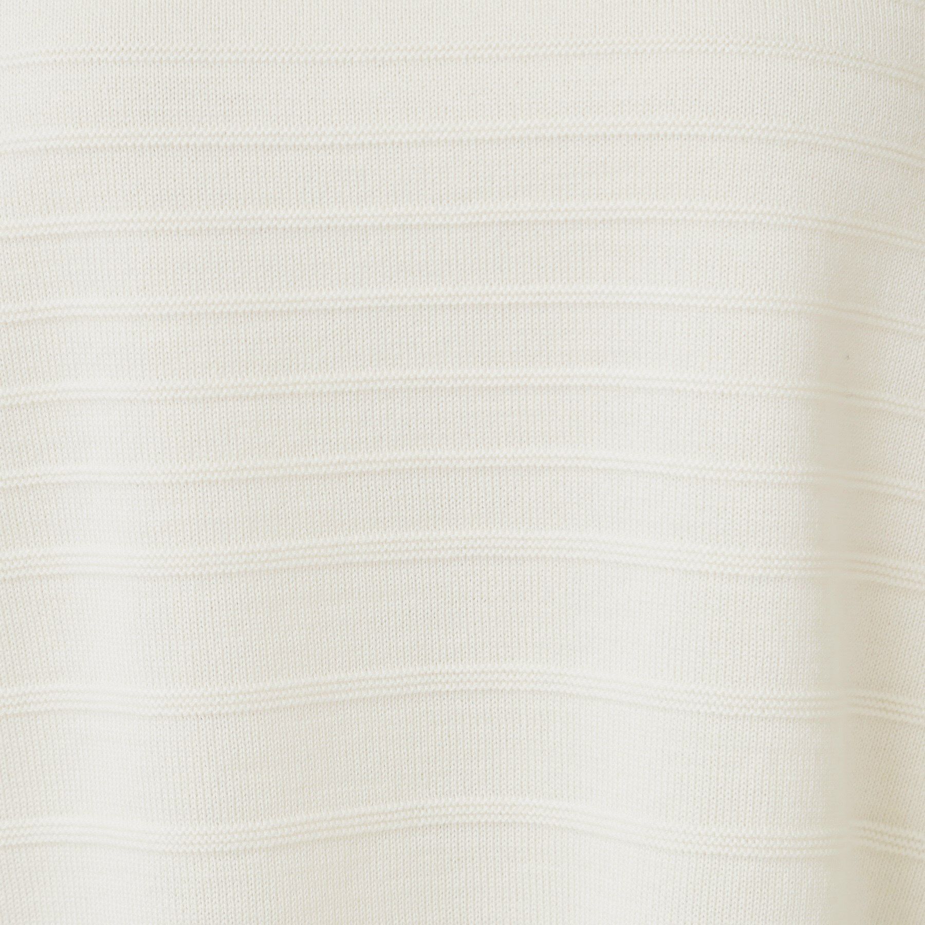 COUP DE CHANCE「【手洗い可／日本製】地柄ボーダーのニットトップス」|ニット・セーター|