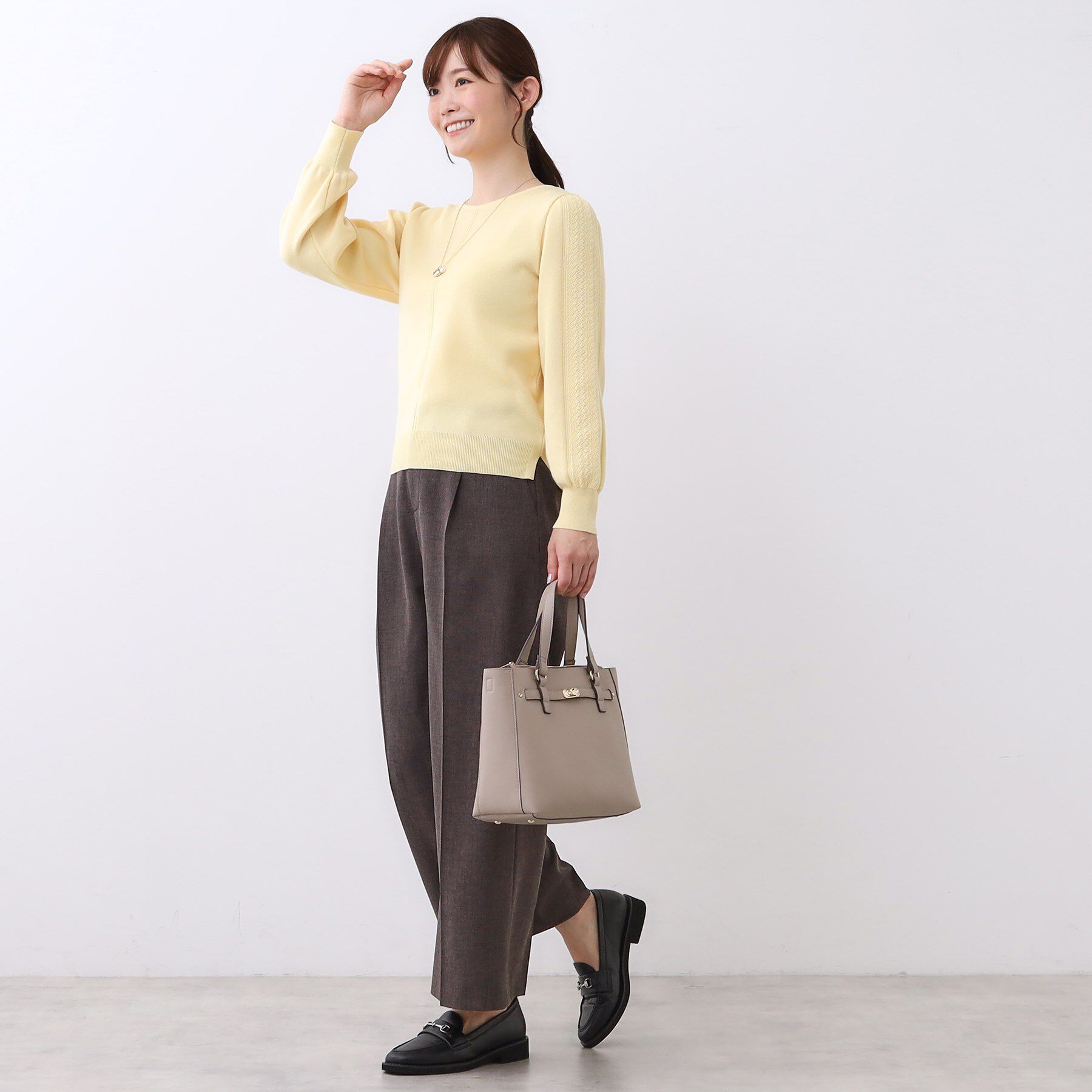 Reflect「【選べる8色／スカートにもパンツにも◎】ウール混ボートネックニット」|ニット・セーター|