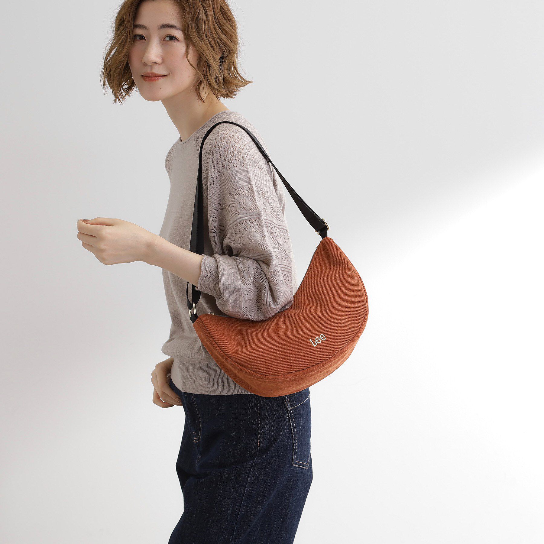 grove「【Lee別注】コーデュロイムーンショルダー」|ショルダー・メッセンジャー|