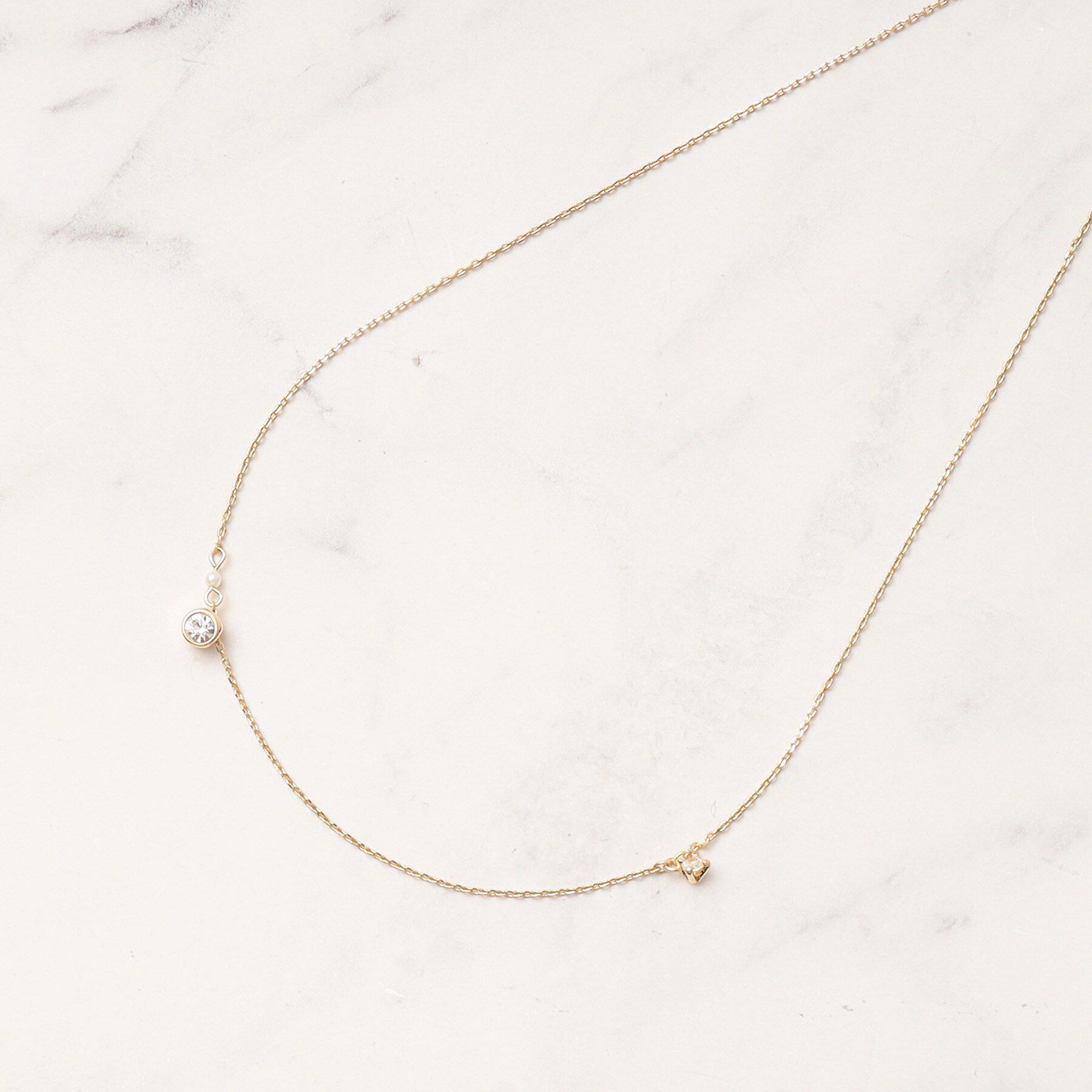 grove「メタルパーツショートネックレス」|ネックレス|