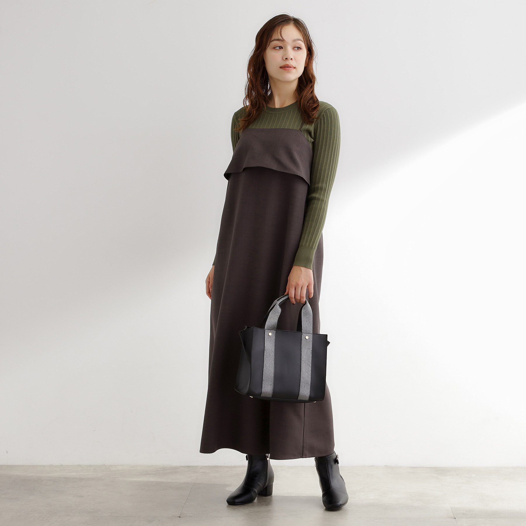 grove「テープハンドルスクエア2WAYトート」|トートバッグ|