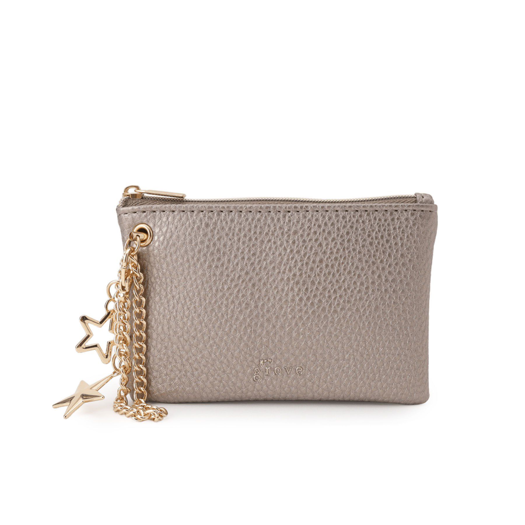 grove「スターチェーンパスポーチ」|ポーチ|ブロンズ(008)