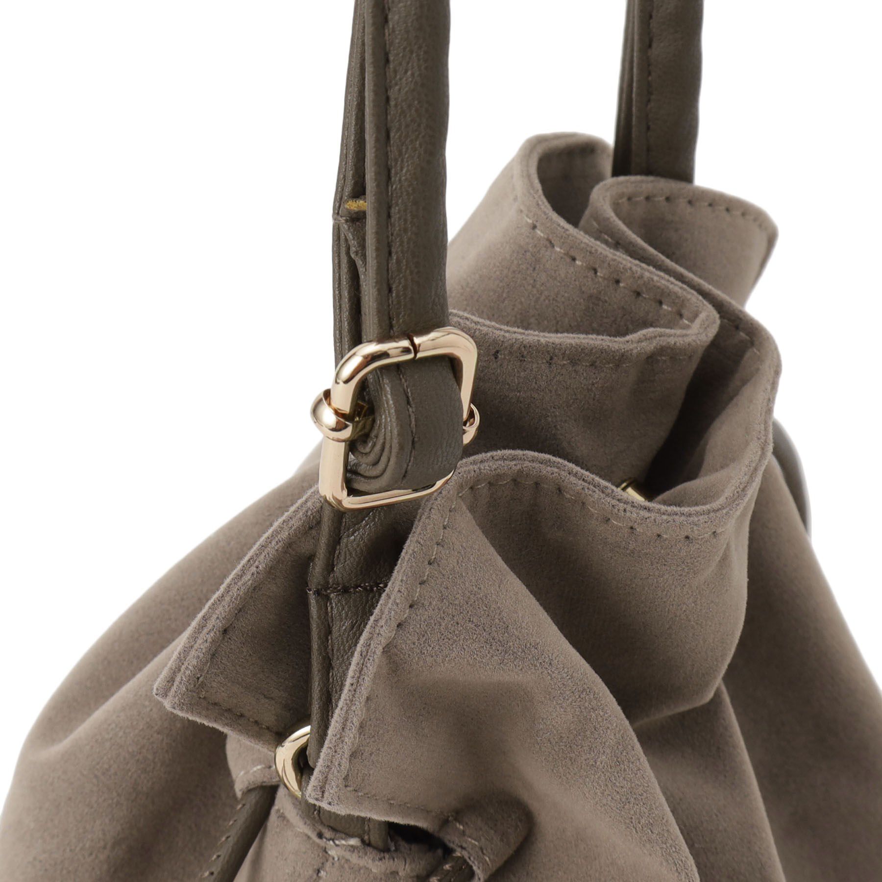 grove「スタッズスエード調巾着ショルダー」|ショルダー・メッセンジャー|