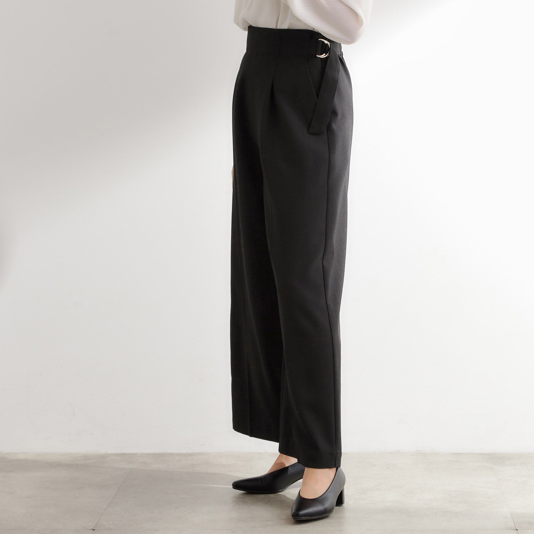 grove「サス付きセンタープレスワイドパンツ」|その他|