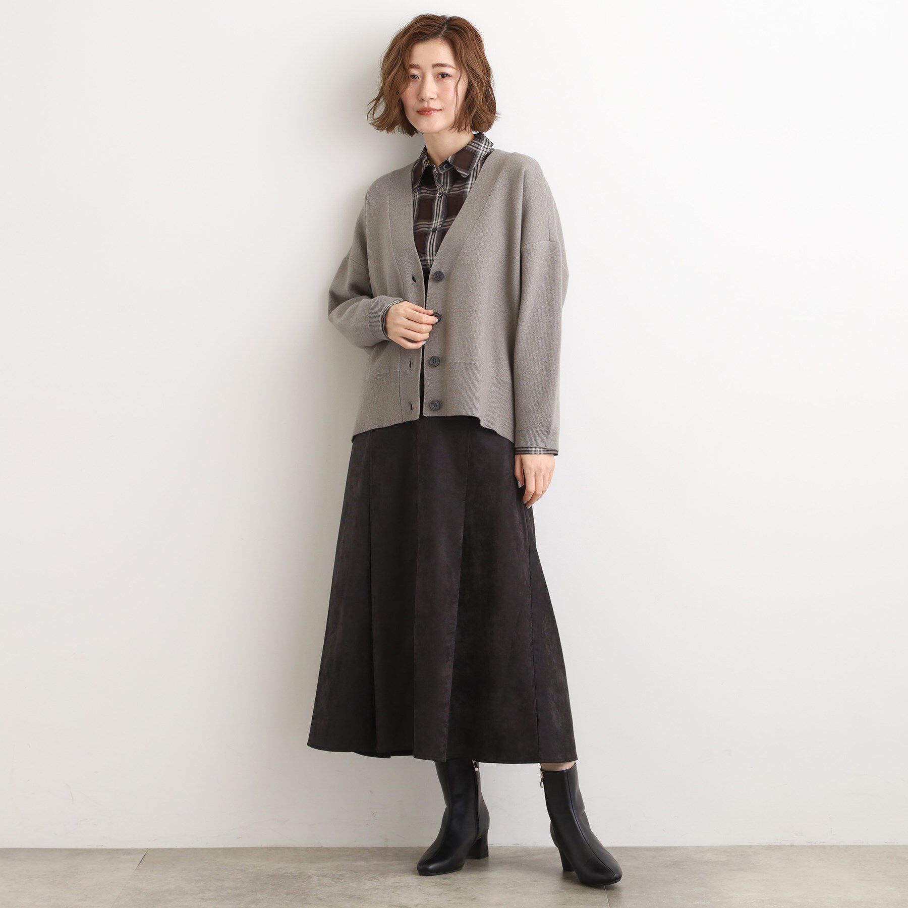 grove「季節に映える　ニットカーディガン」|カーディガン|