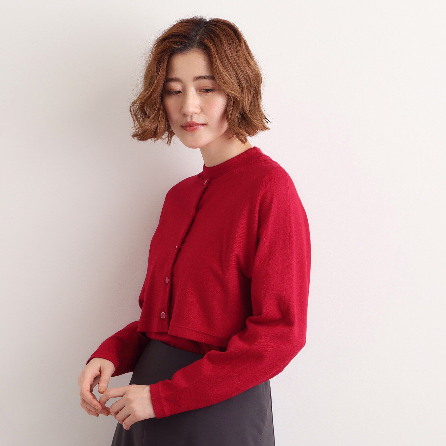 grove「【2WAY】ニット＆クロップドカーディガン」|その他|