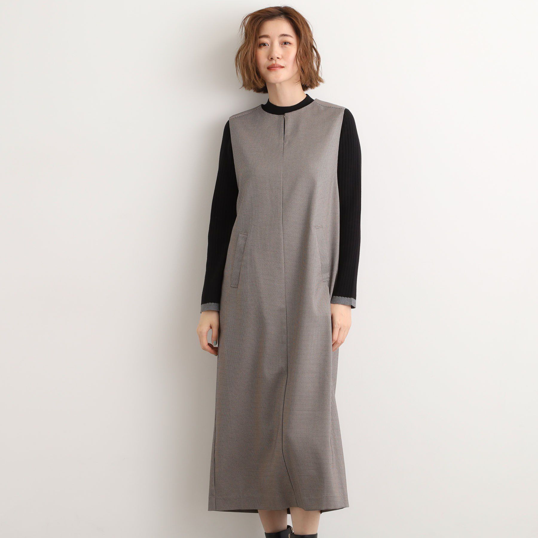 grove「【2WAY/美シルエット】着こなし自在のジャンドレワンピース」|ワンピース|チェック(219)