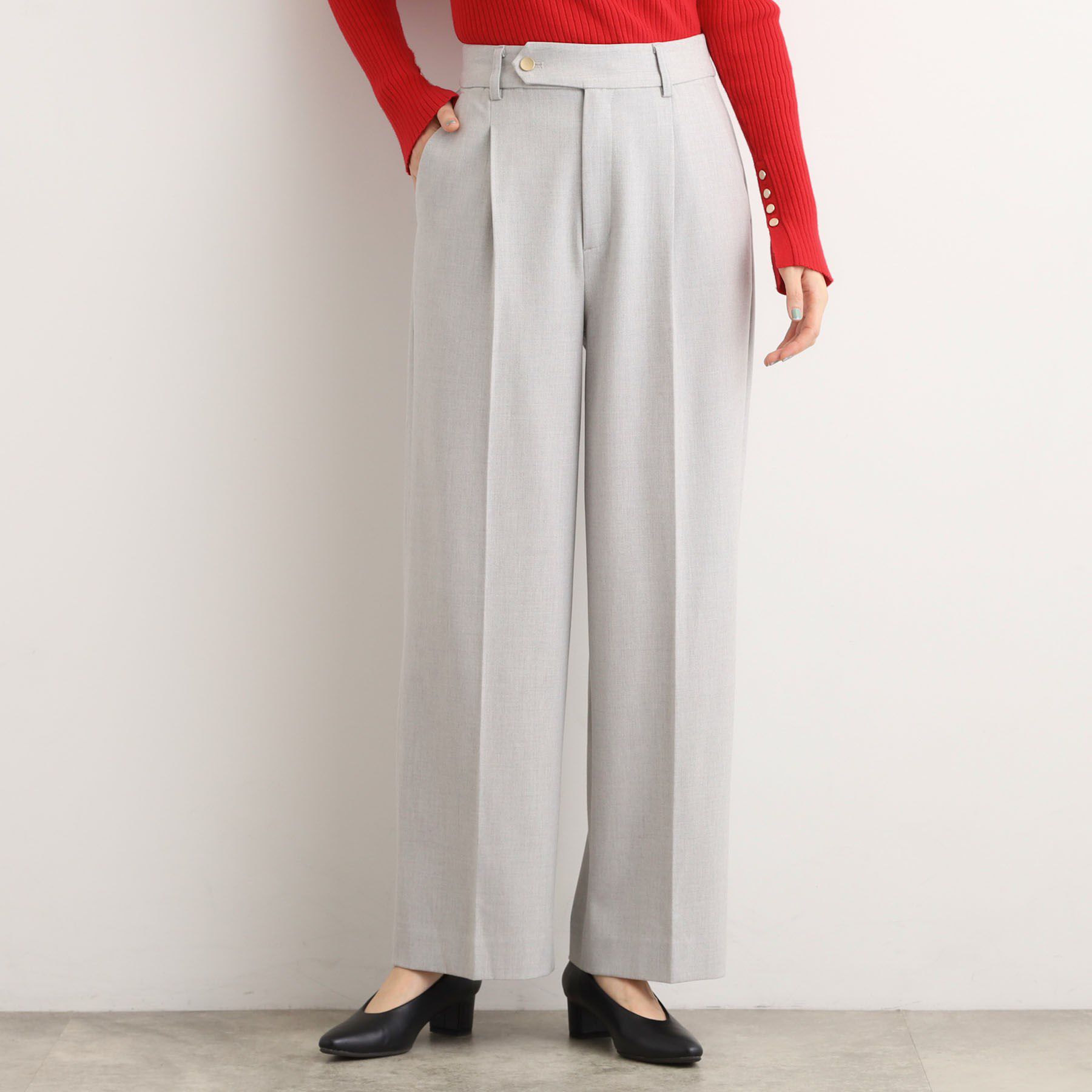 grove「【あったか裏起毛】かっこよさも穿き心地も叶える、優秀スラックスパンツ」|その他|グレー(012)