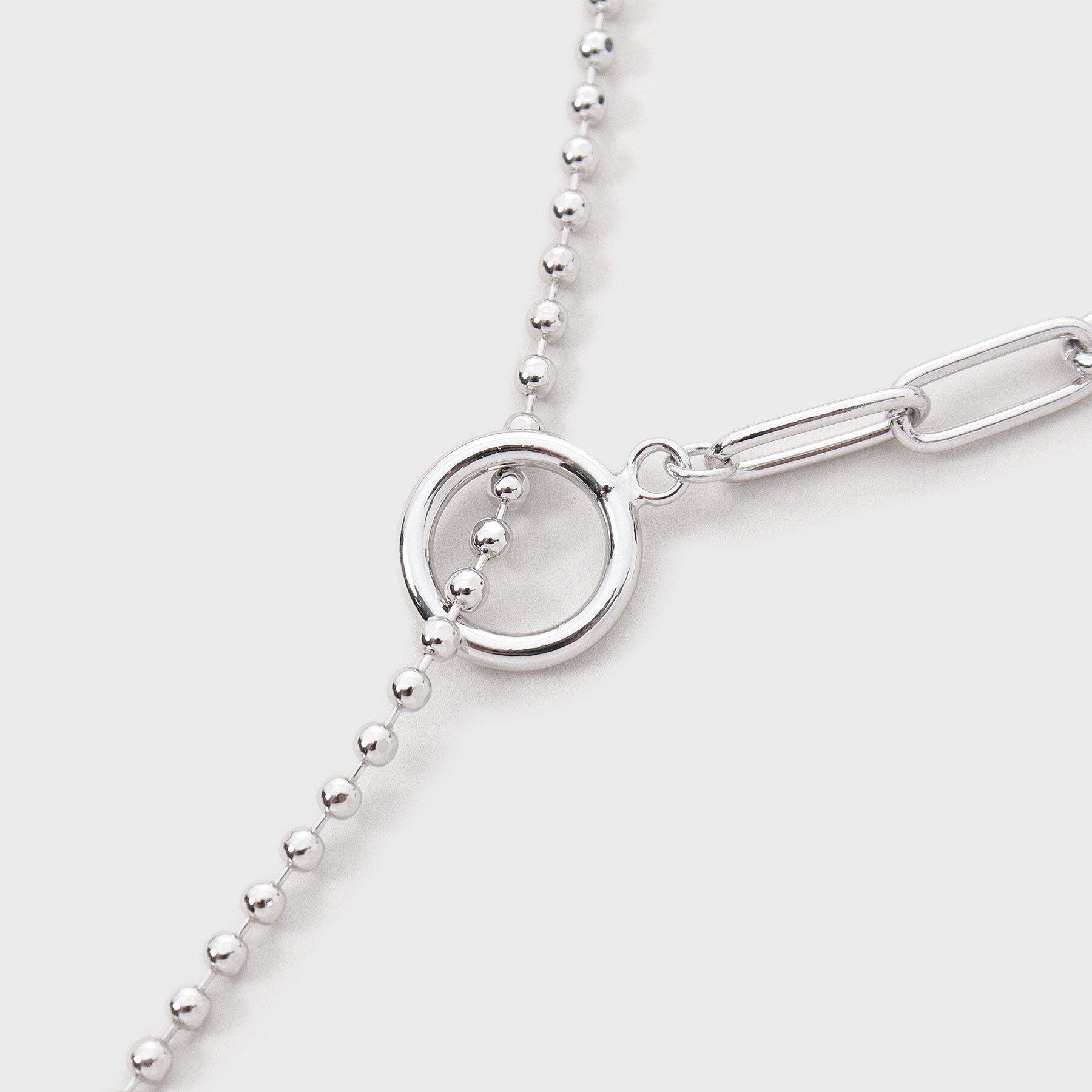 GALLEST「ミックスチェーンラリエット」|ネックレス|