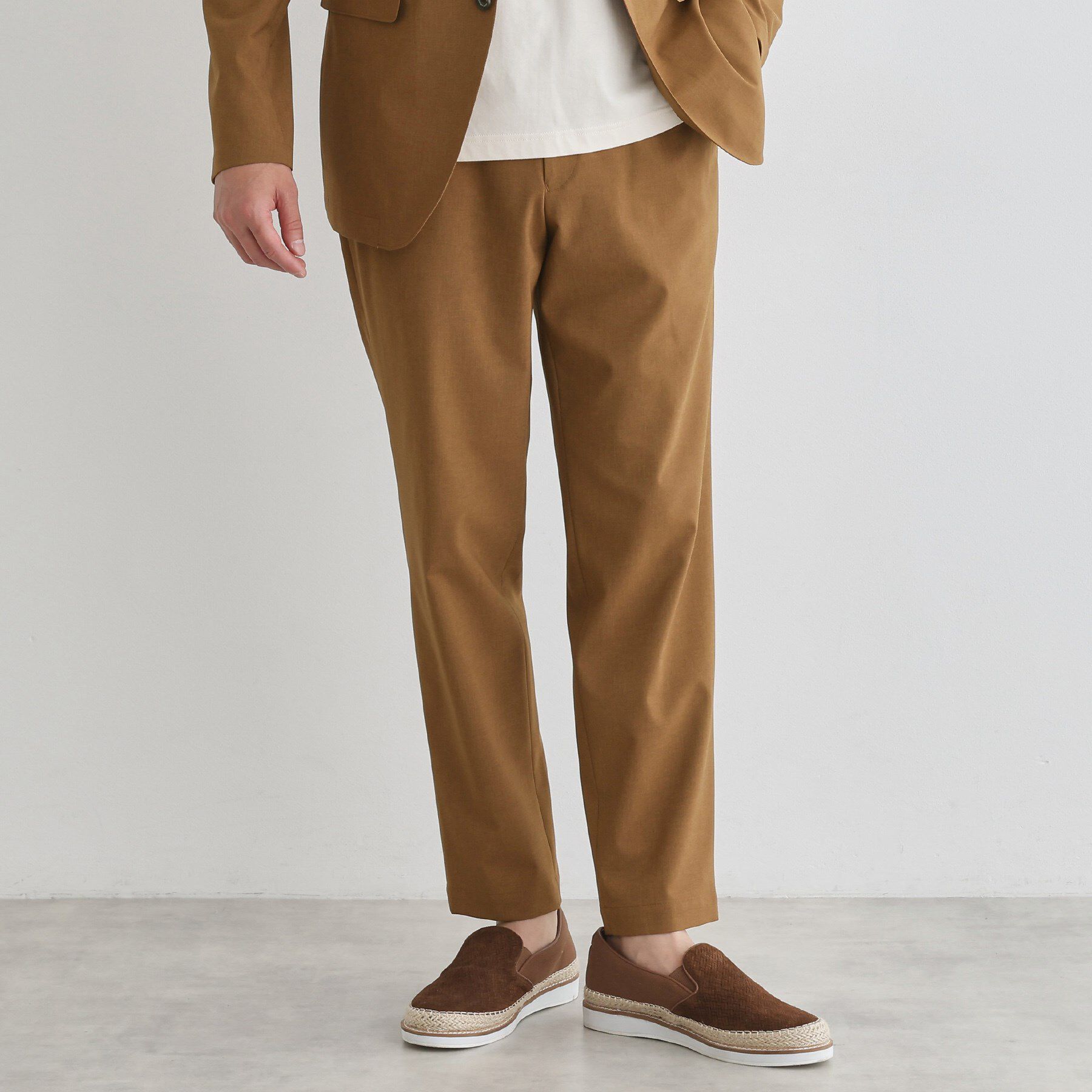 TAKEO KIKUCHI「【LIMITED】吸水速乾セットアップ／背抜きジャケット＆イージーパンツ」|スーツ|