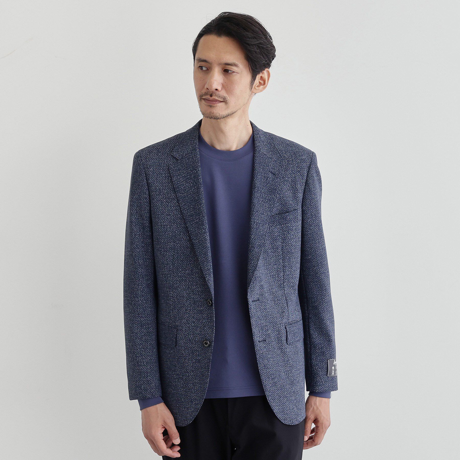 TAKEO KIKUCHI「【Ｓサイズ～】ストレッチ テーラードＴシャツ」|Tシャツ・カットソー|