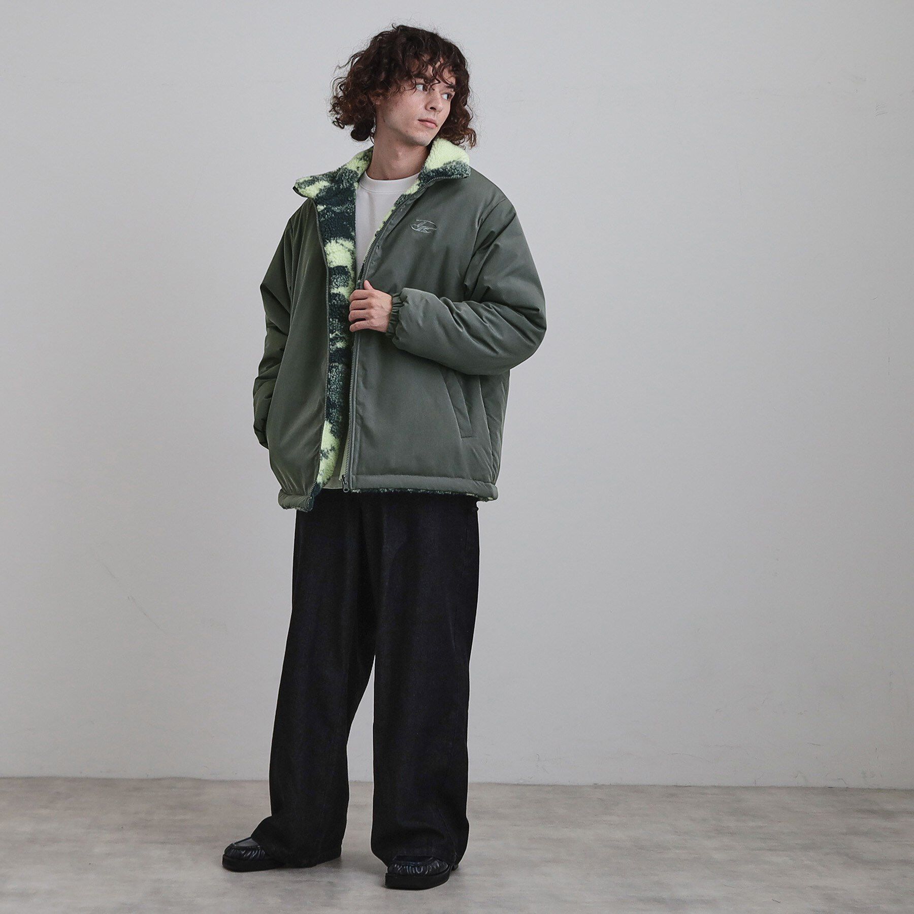 tk.TAKEO KIKUCHI「【WEB限定】リバーシブルボアブルゾン」|ブルゾン・スタジャン|