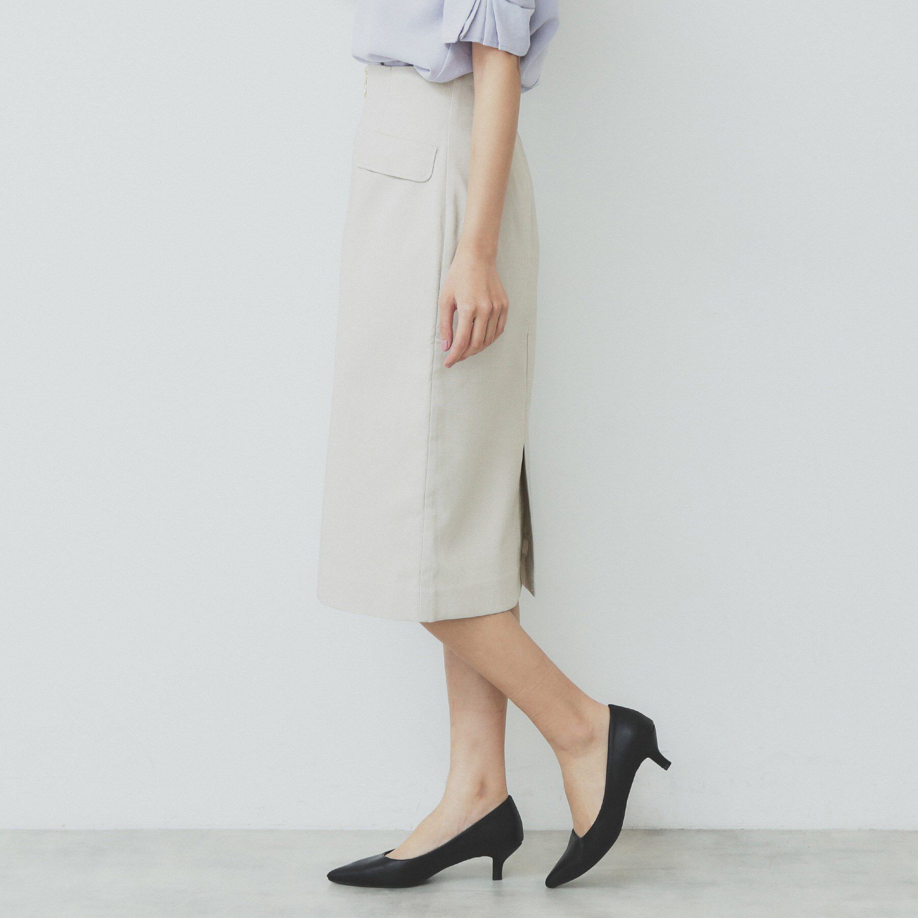 index「ジップタイトスカート【洗濯機洗い可/イージーアイロン】」|スカート|
