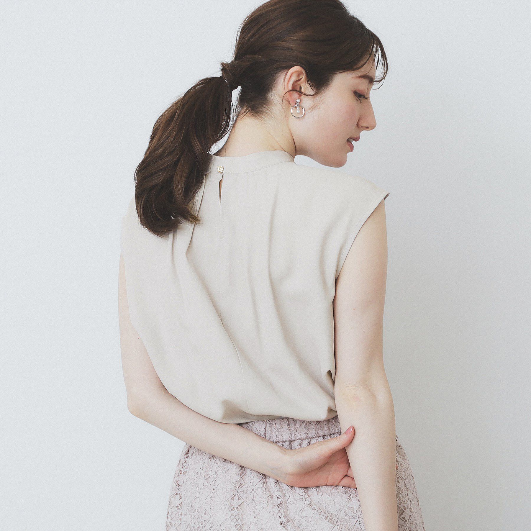 index「アシンメトリーボウタイブラウス【洗濯機洗い可】」|シャツ・ブラウス|