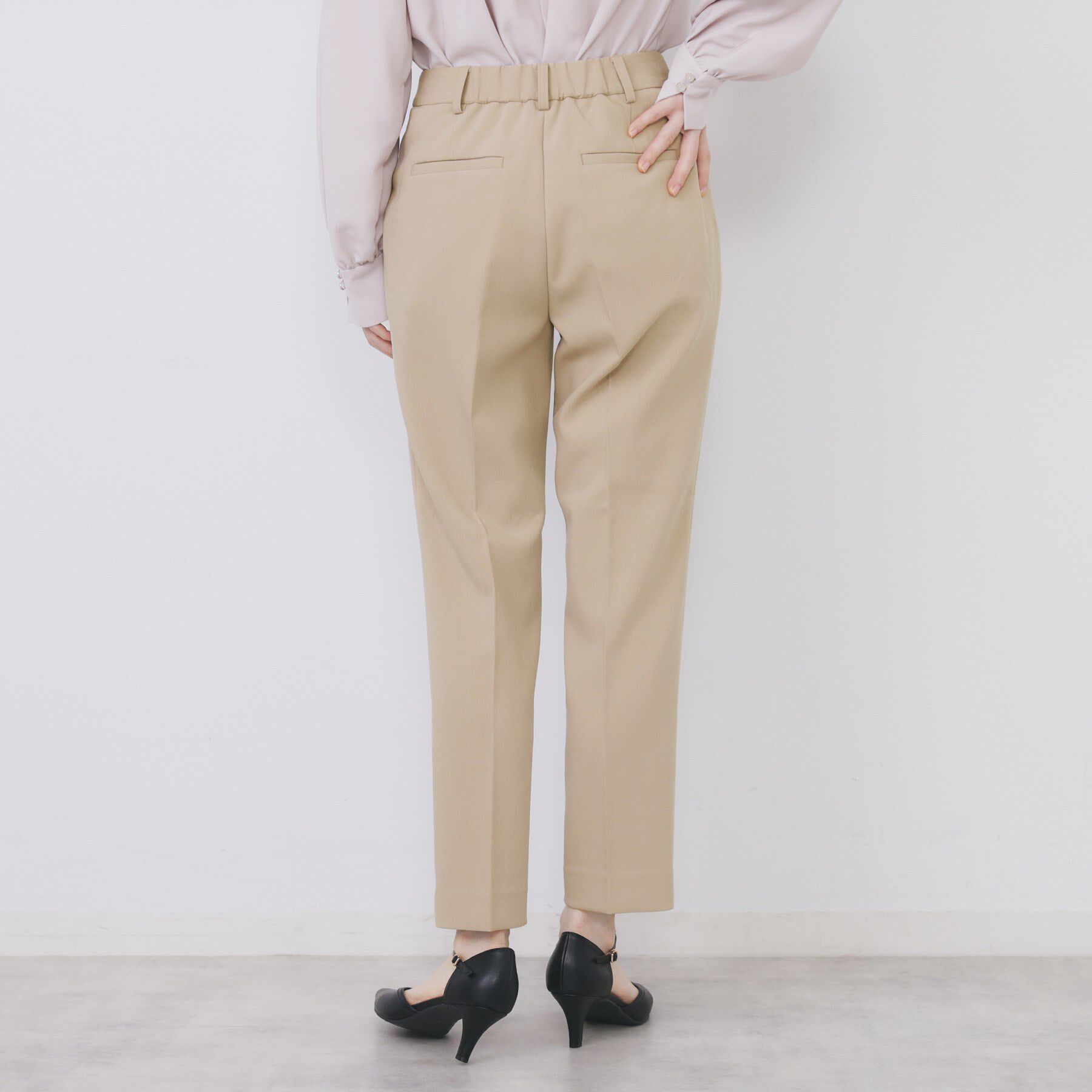 index「《丈が選べる》ストレッチテーパードパンツ/セットアップ対応【洗濯機OK/防シワ】」|その他|