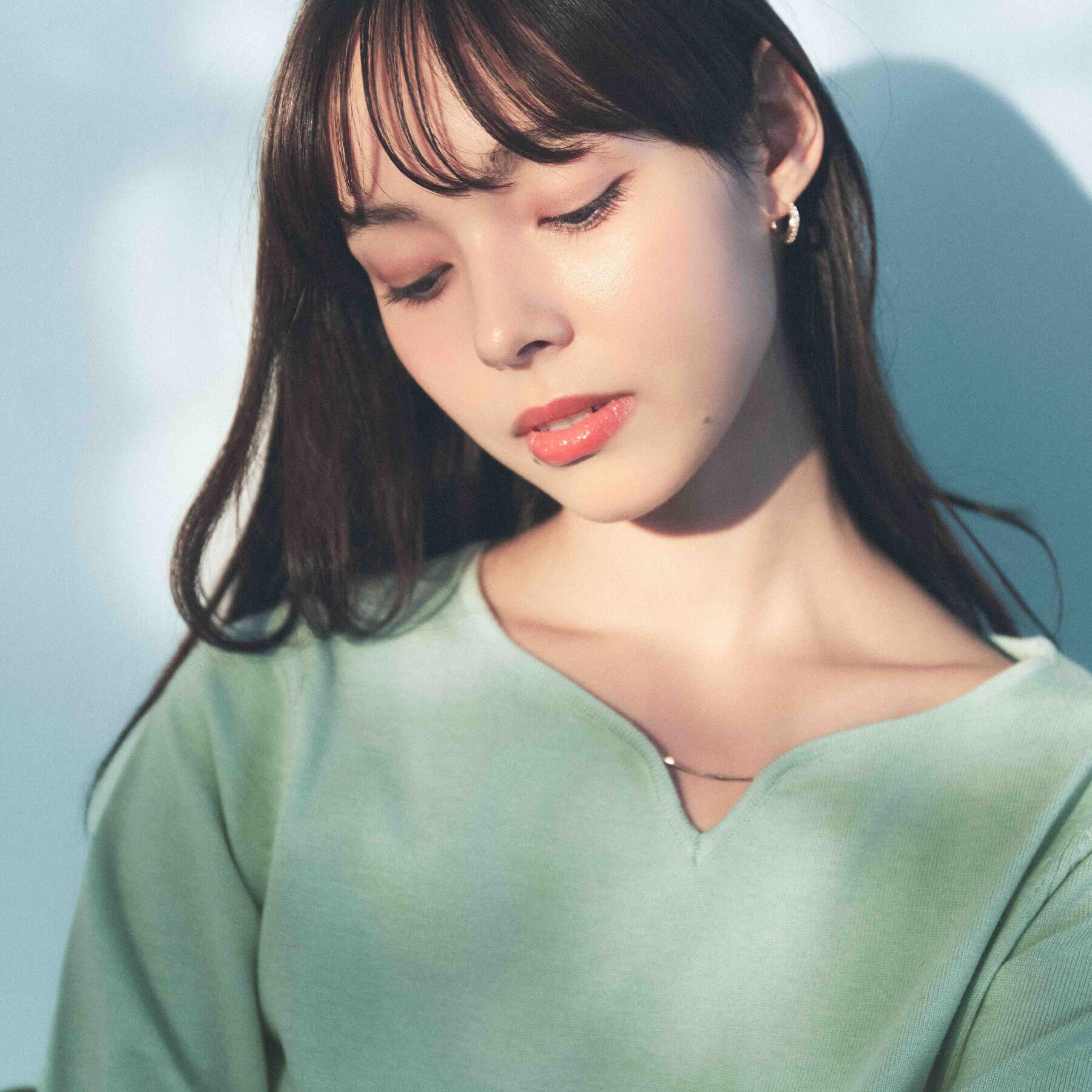 index「ゴールドパーツ付きハートネックニット【洗濯機OK】」|ニット・セーター|