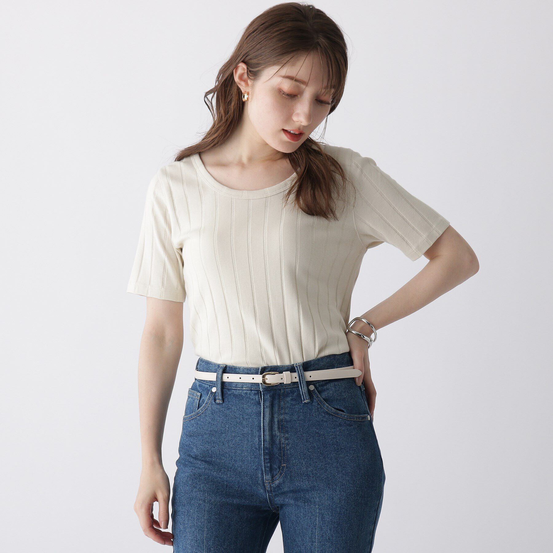 OPAQUE.CLIP「シンプルデイリーベルト」|ベルト|