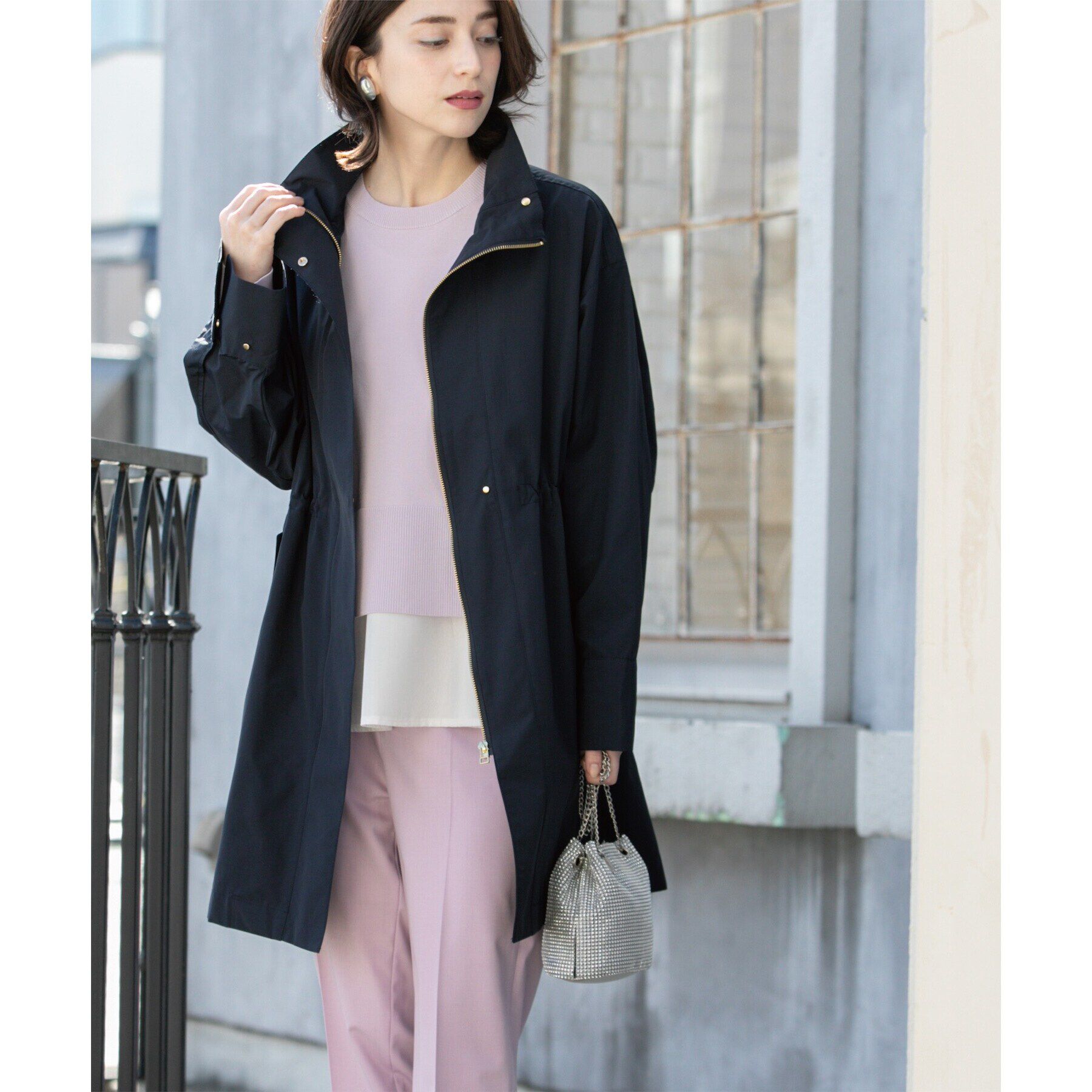 OPAQUE.CLIP「《CLASSY掲載》ミドルスタンドコート【洗濯機洗い可】」|その他|