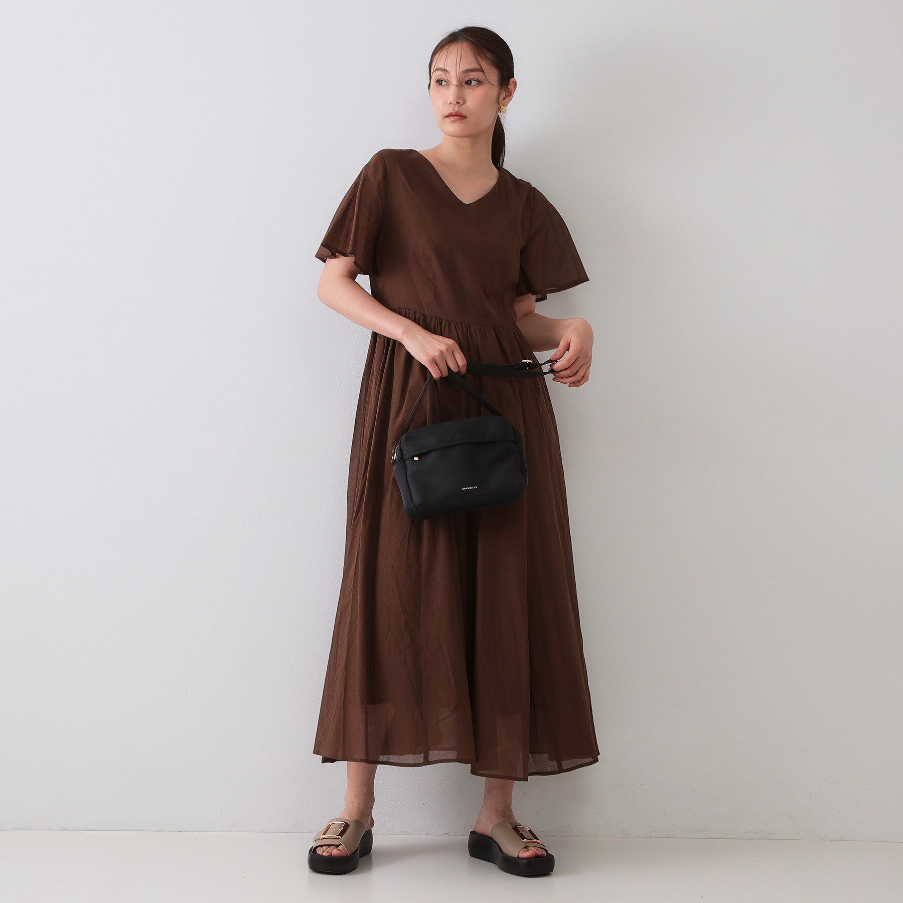 OPAQUE.CLIP「【軽量/撥水加工/多ポケット】ツイルピジョンミニショルダーバッグ」|ショルダー・メッセンジャー|