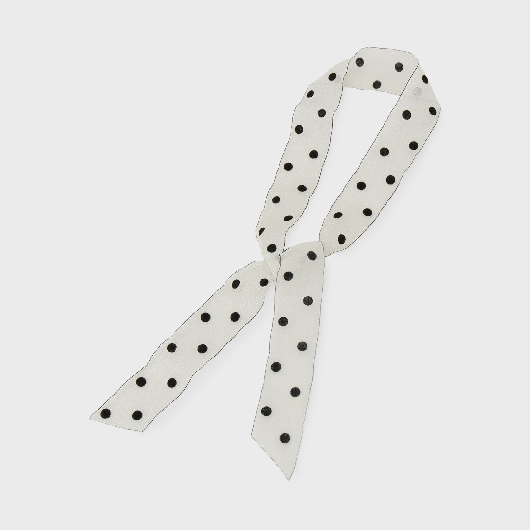 OPAQUE.CLIP「シアーレーススカラップスカーフ」|バンダナ・スカーフ|