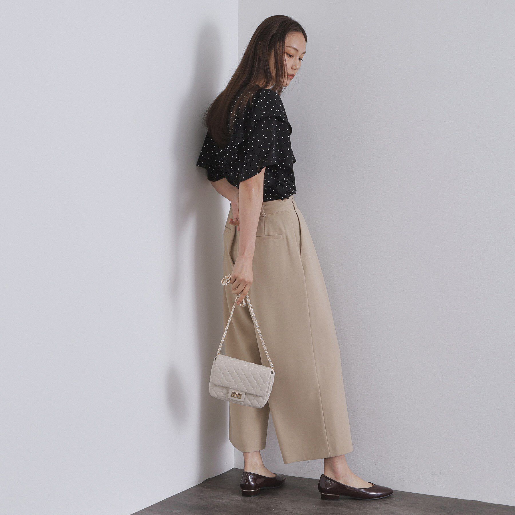 OPAQUE.CLIP「パフィーキルティングチェーンショルダーバッグ」|ショルダー・メッセンジャー|