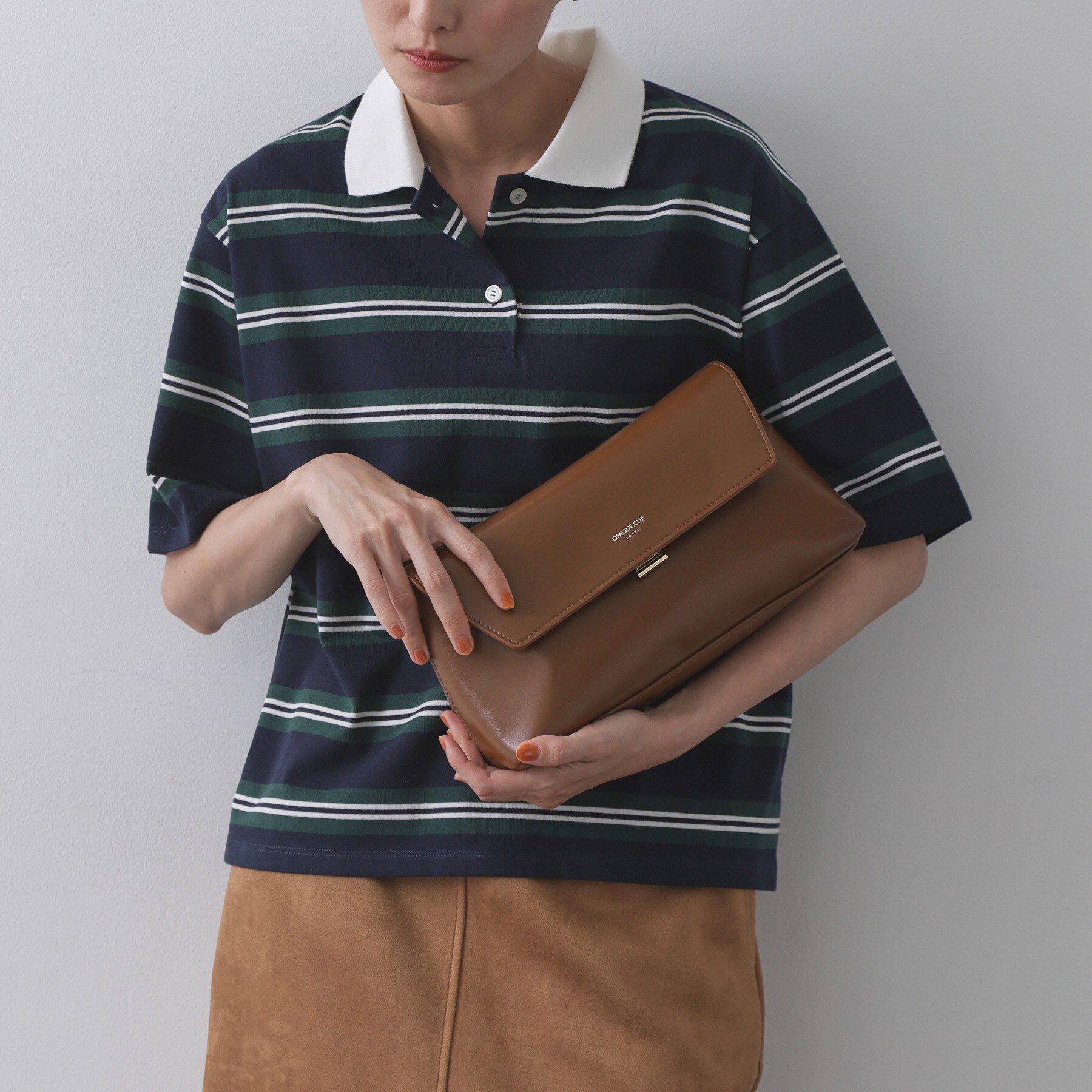 OPAQUE.CLIP「【3WAY】スムース合皮ワイドボディバッグ」|その他|