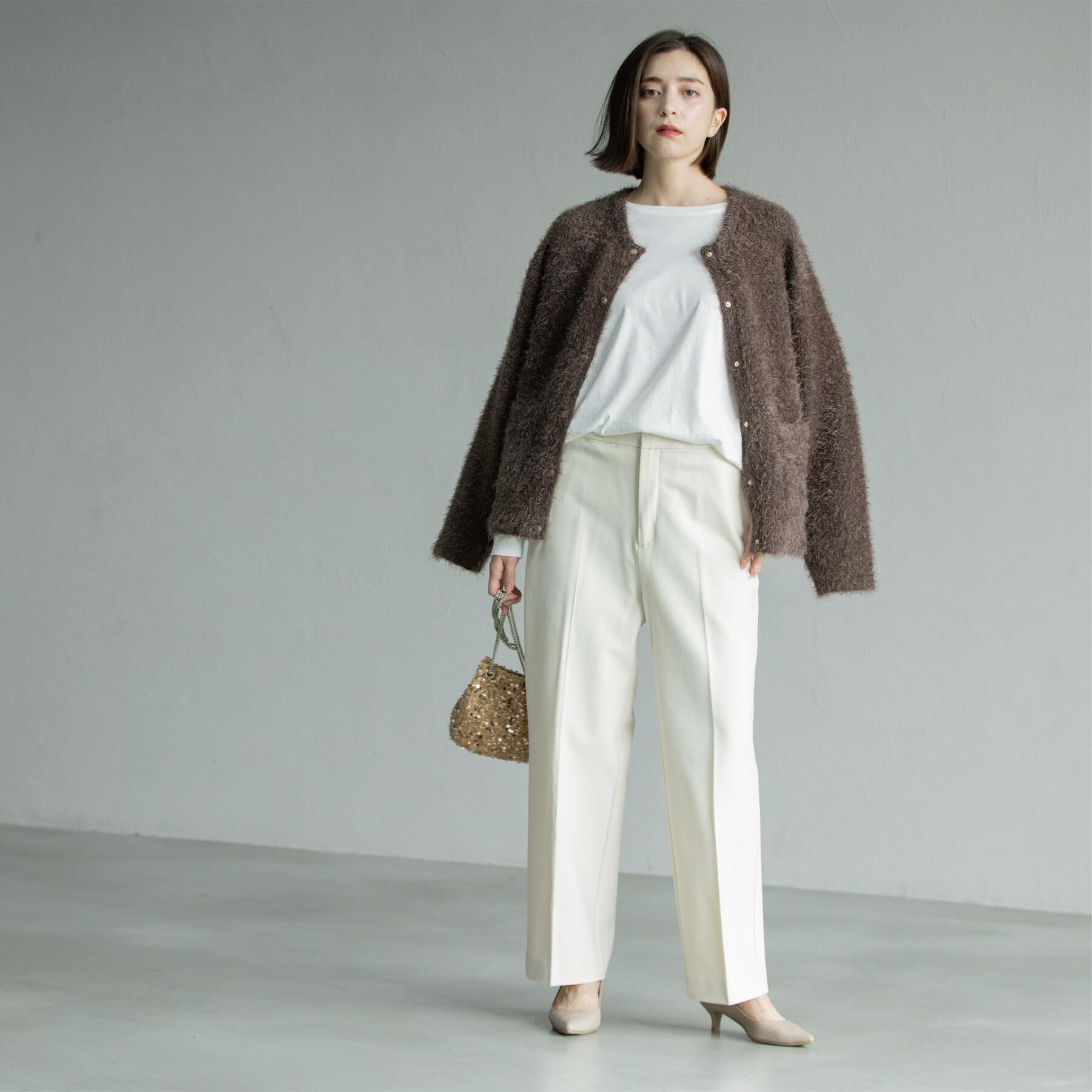 OPAQUE.CLIP「ウォームタッチ ワイドパンツ【洗濯機洗OK/ストレッチ】≪SS～LL≫」|その他|