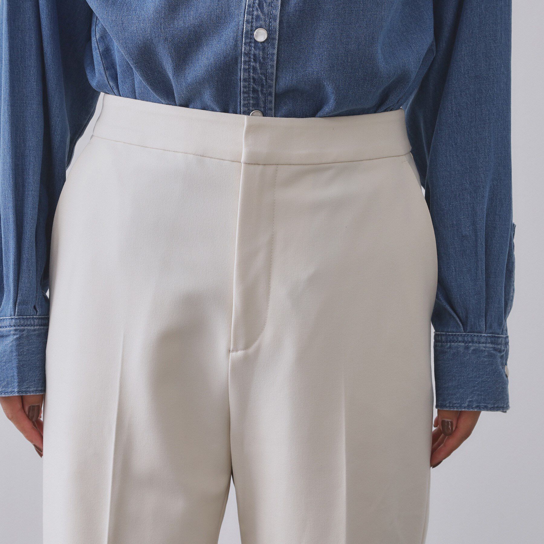 OPAQUE.CLIP「ウォームタッチ ワイドパンツ【洗濯機洗OK/ストレッチ】≪SS～LL≫」|その他|