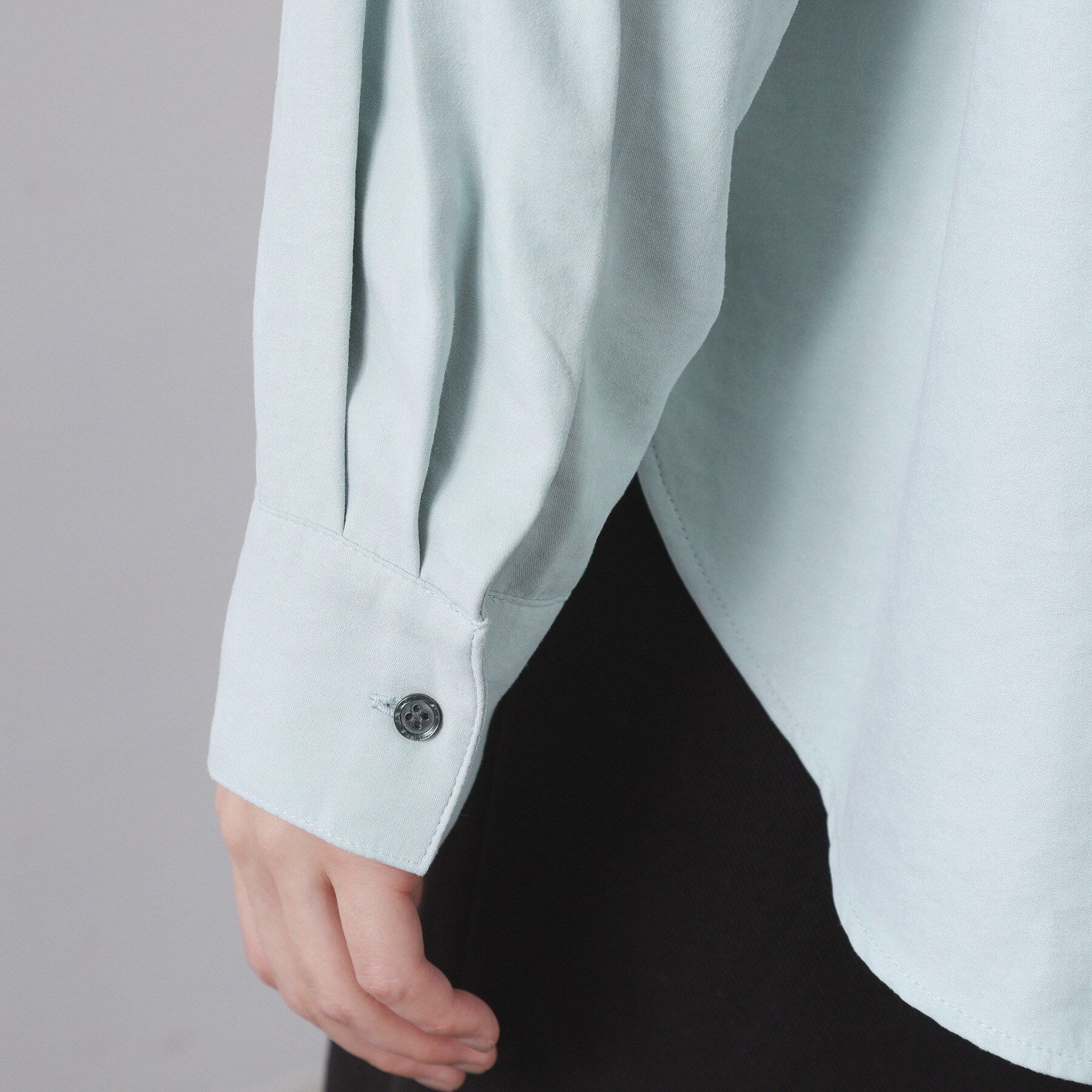 OPAQUE.CLIP「スエードライクシャツ【洗濯機OK】」|シャツ・ブラウス|