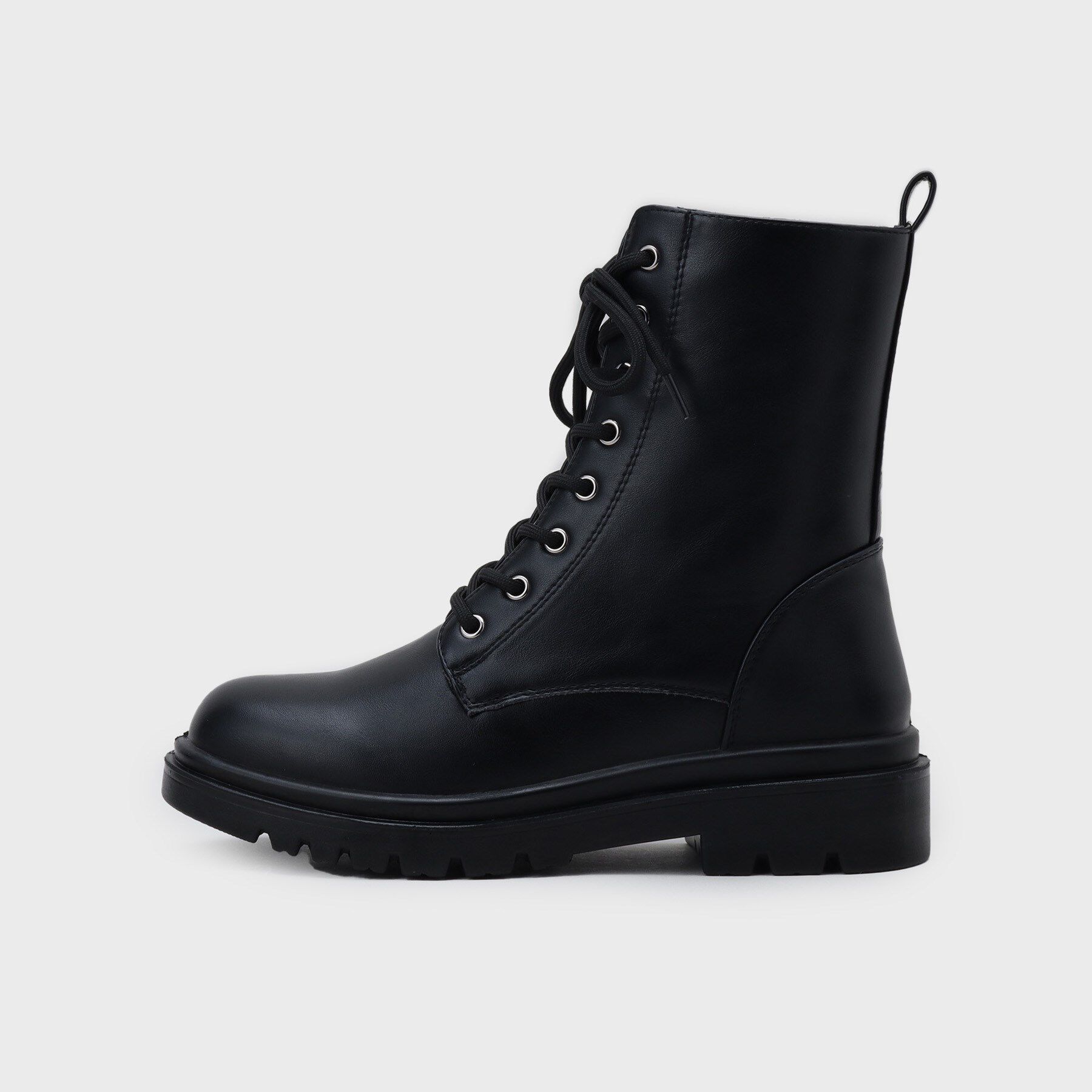 OPAQUE.CLIP「【生活防水】厚底タンクソールレースアップブーツ」|ショートブーツ|