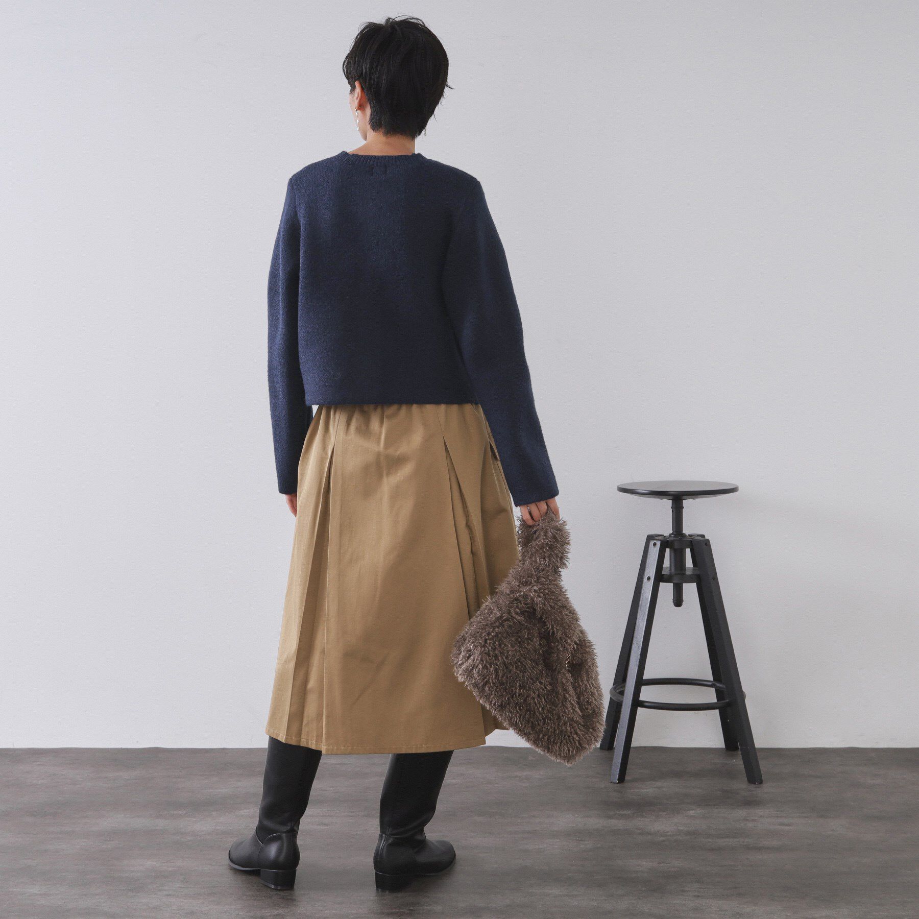 OPAQUE.CLIP「ビジューボタンニットカーディガン【洗える】」|カーディガン|