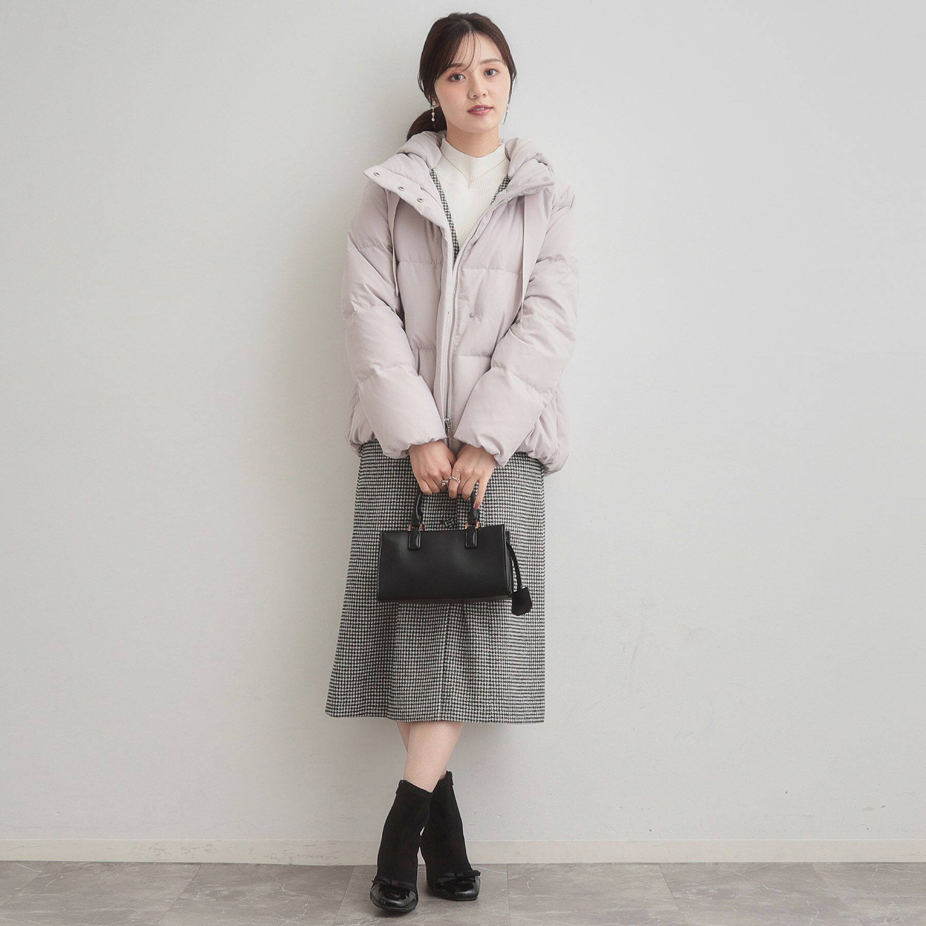 Couture broach「【冬の名品・撥水】愛されダウン」|ダウン|